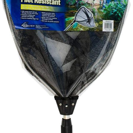 Aquascape Heavy-Duty Pond & Fish Net, Extendable Handle Reachesup to 69", Durable Mesh Netting | 98560